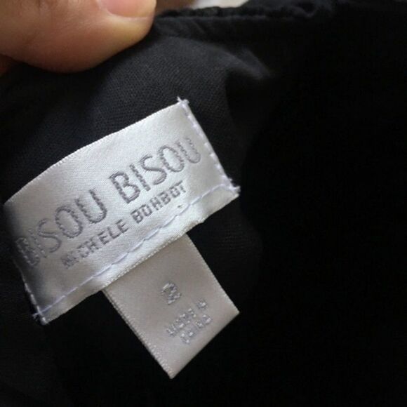 Bisou Bisou Dress Black and Blue Design Cocktail 2 - Picture 5 of 5